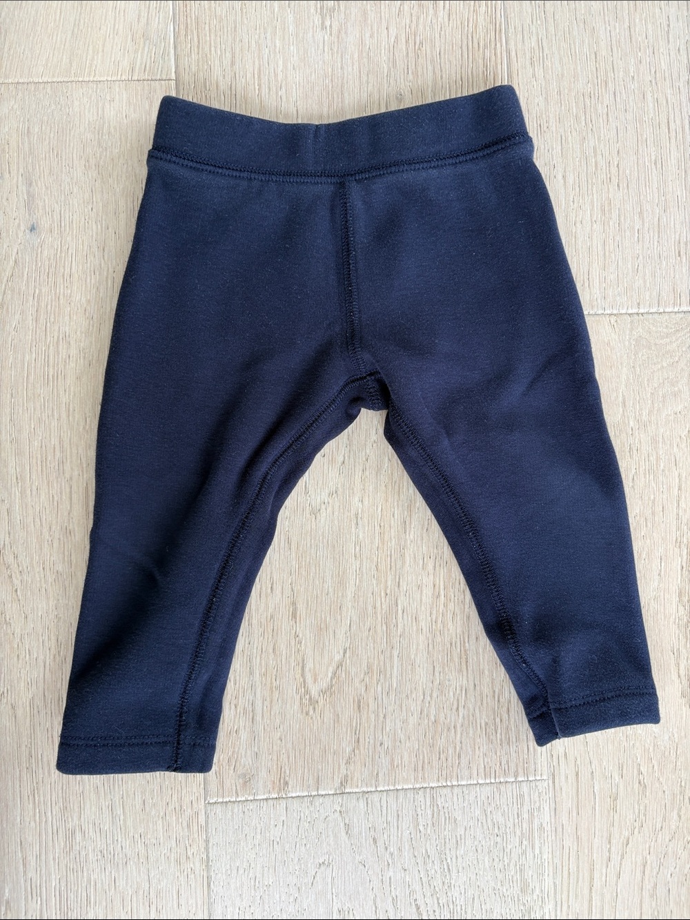Kids Navy Blue Fleece Leggings